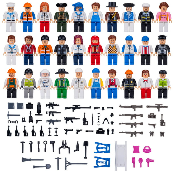 120pcs/lot NEW LEGO TYPE PEOPLE Building Blocks Figures